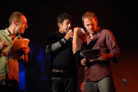 Improvvisazione - E. Germano, P. Favino, V. Mastandrea - La valigia dell'attore 2009 - Foto di Fabio Presutti 2