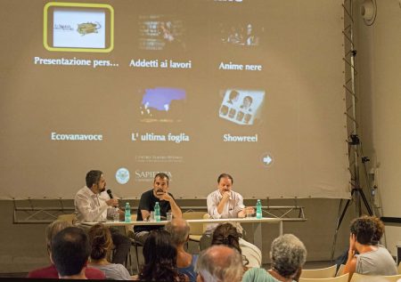 Francesco Munzi, Boris Sollazzo, Enrico Magrelli - La Valigia dell'attore 2015 - Foto di Fabio Presutti