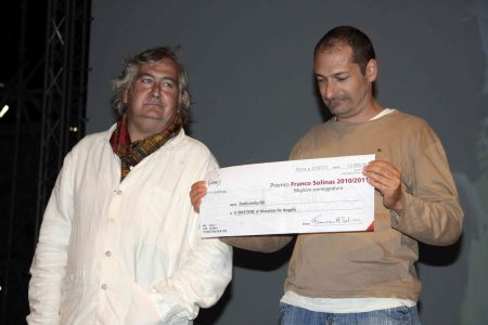 Premiazione Solinas a La Maddalena - Umberto Contarello, Massimo De Angelis - La valigia dell'attore 2011 - Foto di Eugenio Mangia