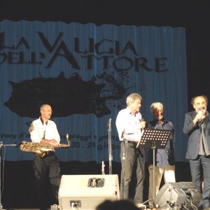 Alessandro Haber, Mauro Berardi, Luca Velotti, Marco di Gennaro - La valigia dell'attore 2007 - Foto di F. One