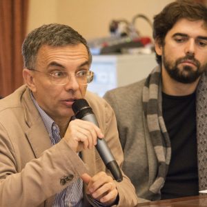 10 Dicembre 2016 - La valigia dell'attore - Secondo Atto - Incontro con le scuole - Fabrizio Deriu - Francesco Piras