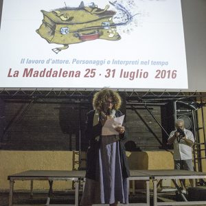 25 Luglio 2016 - "Ritratti" - I giornata - Arena La Conchiglia - La valigia dell'attore 2016 - Giovanna Gravina Volonté - Foto di Fabio Presutti