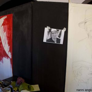28 luglio - Fortezza I Colmi - Live Painting Tina Loiodice - La Valigia dell'Attore 2017 - foto di Nanni Angeli