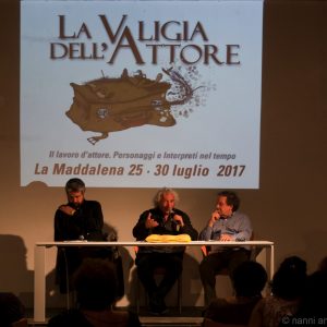 27 luglio - Fortezza i Colmi - Incontro con Pierluigi Giorgio - La Valigia dell'Attore 2017 - foto di Nanni Angeli