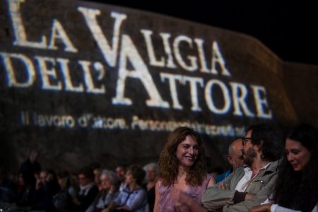 La Valigia dell'Attore - 25 luglio 2018 – Fortezza i Colmi – Isabella Ragonese e Daniele Vicari - foto di Nanni Angeli