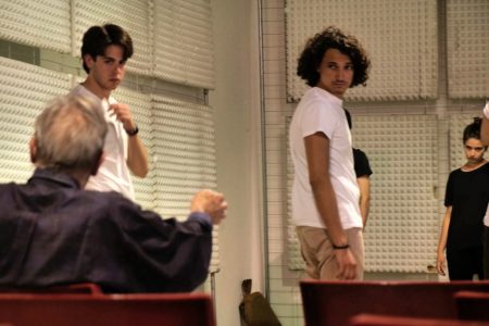 Secondo giorno del Valigialab 2019 condotto da Carlo Cecchi con la collaborazione di Fabrizio Deriu. Foto Ugo Buonamici