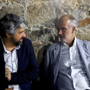 La valigia dell'attore 2019 - 27 luglio - Fortezza I Colmi - Boris Sollazzo e Fabio Ferzetti - foto di Ugo Buonamici