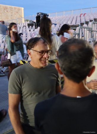 La Valigia dell’attore – 30 luglio 2020 – Fortezza I Colmi – Ore 21.15 - Nora Stassi, Luciano Curreli, Mario Piredda Introducono la proiezione del film L’agnello (2019) regia di Mario Piredda - foto © Benedetta Scatafassi